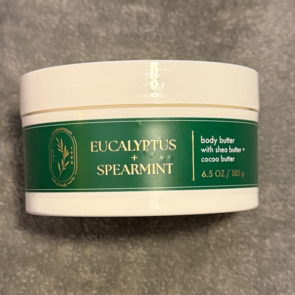 Bath and Body Works Eucalyptus + Spearmint Body Butter NWT